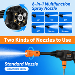 Load image into Gallery viewer, MYPIN 600 PSI Cordless Pressure Washer – 21V 3.0Ah, 6-in-1 Nozzle